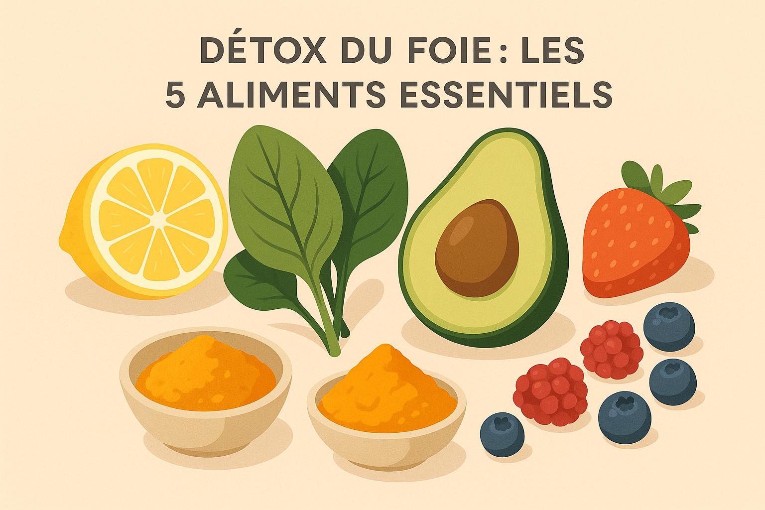Détox Du Foie : Les 5 Aliments Essentiels
