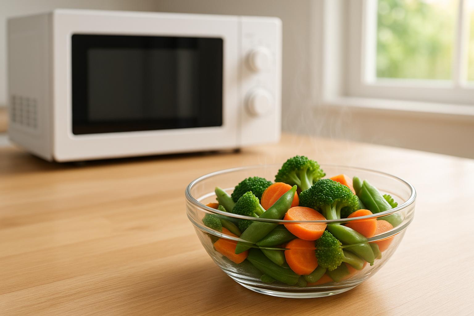 Légumes au micro-ondes : préserver vitamines et minéraux