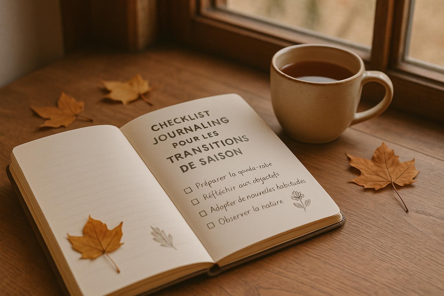 Checklist Journaling pour les Transitions de Saison