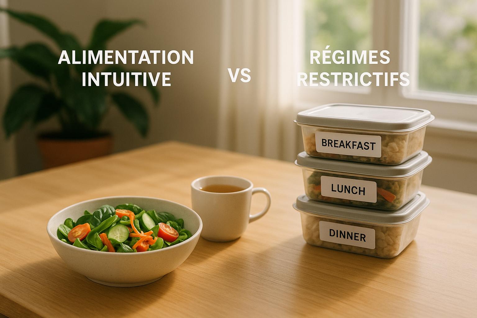 Alimentation intuitive vs régimes restrictifs