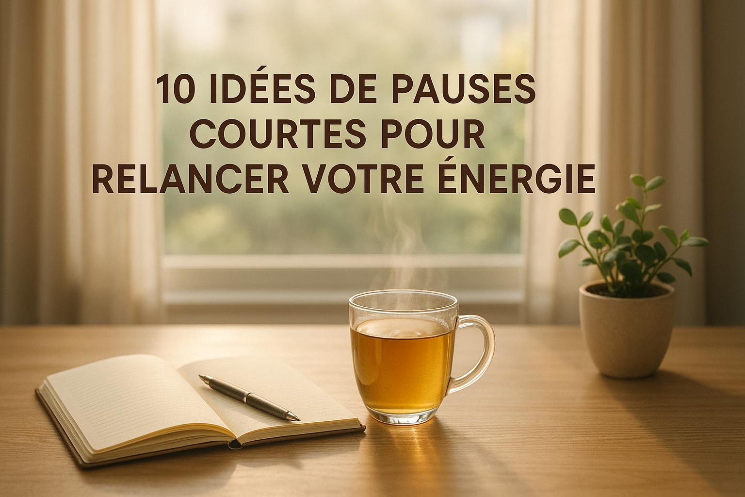 10 Idées de Pauses Courtes pour Relancer Votre Énergie