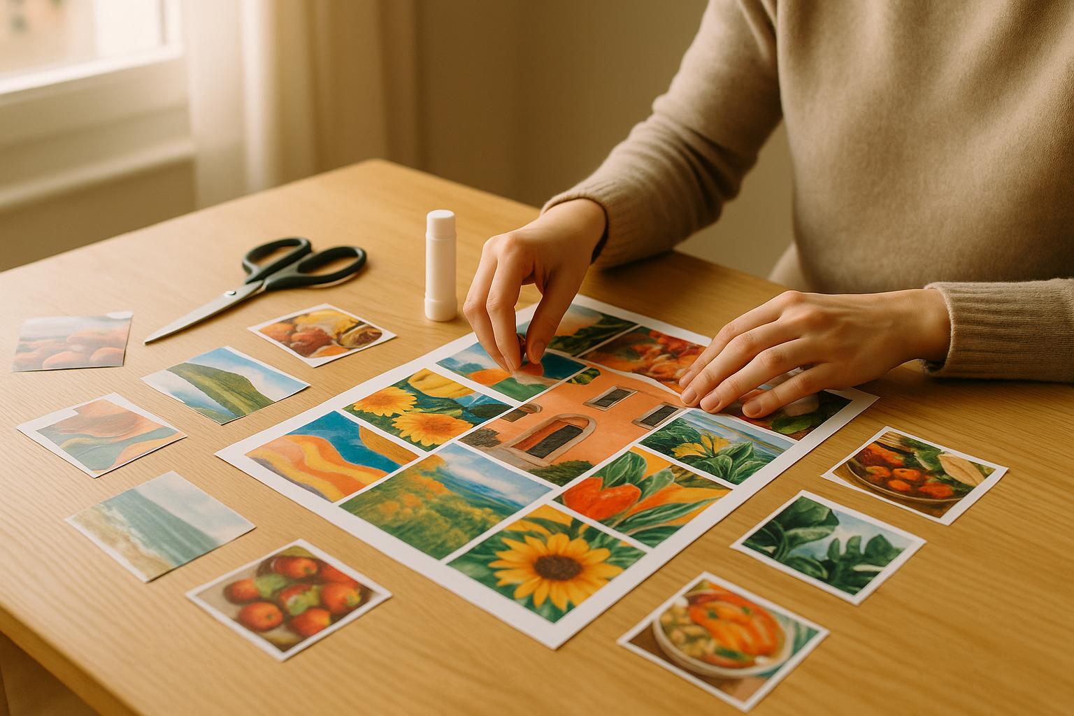 Collage et thérapie: comment ça fonctionne?