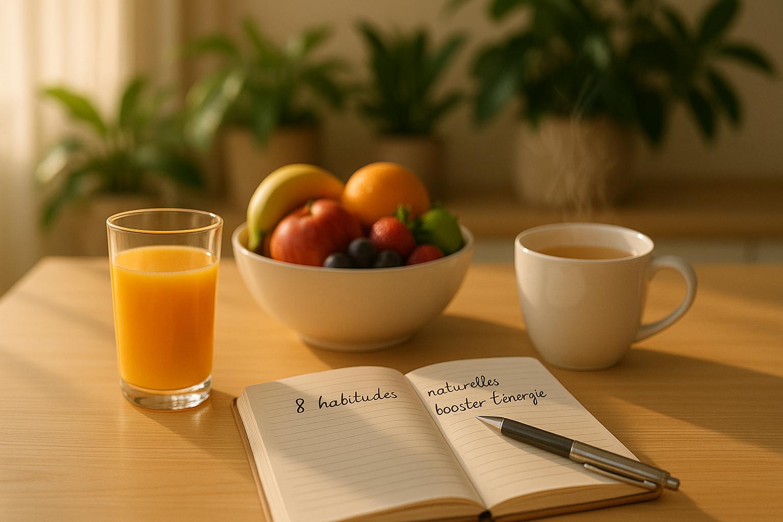 8 habitudes naturelles pour booster l’énergie