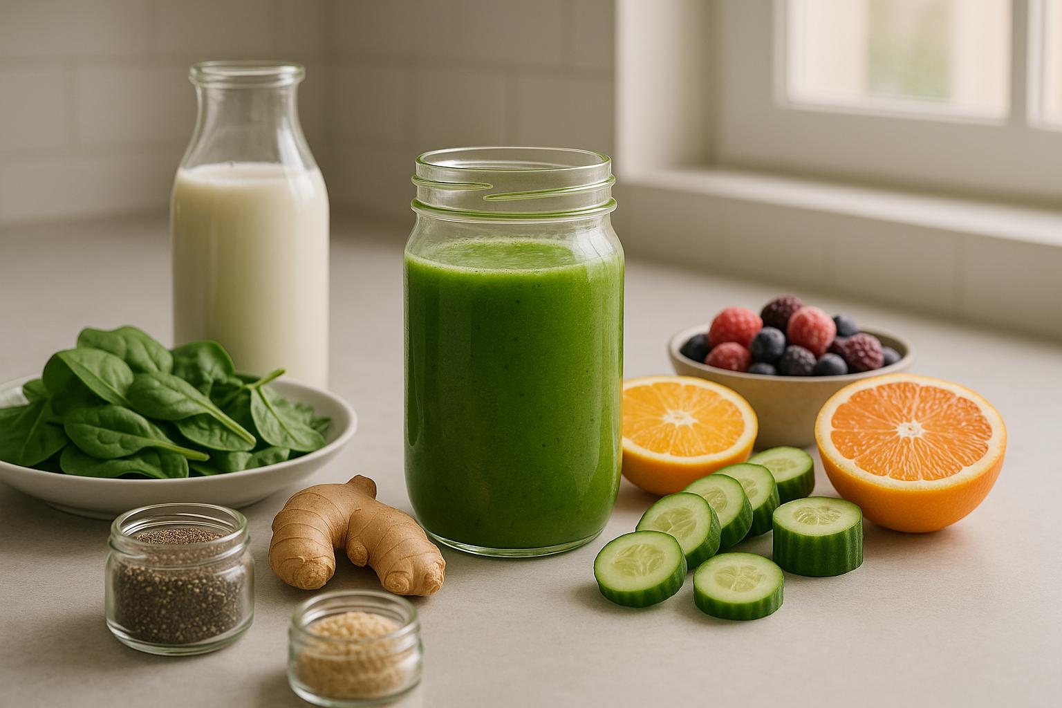 10 Ingrédients Clés pour des Smoothies Détox