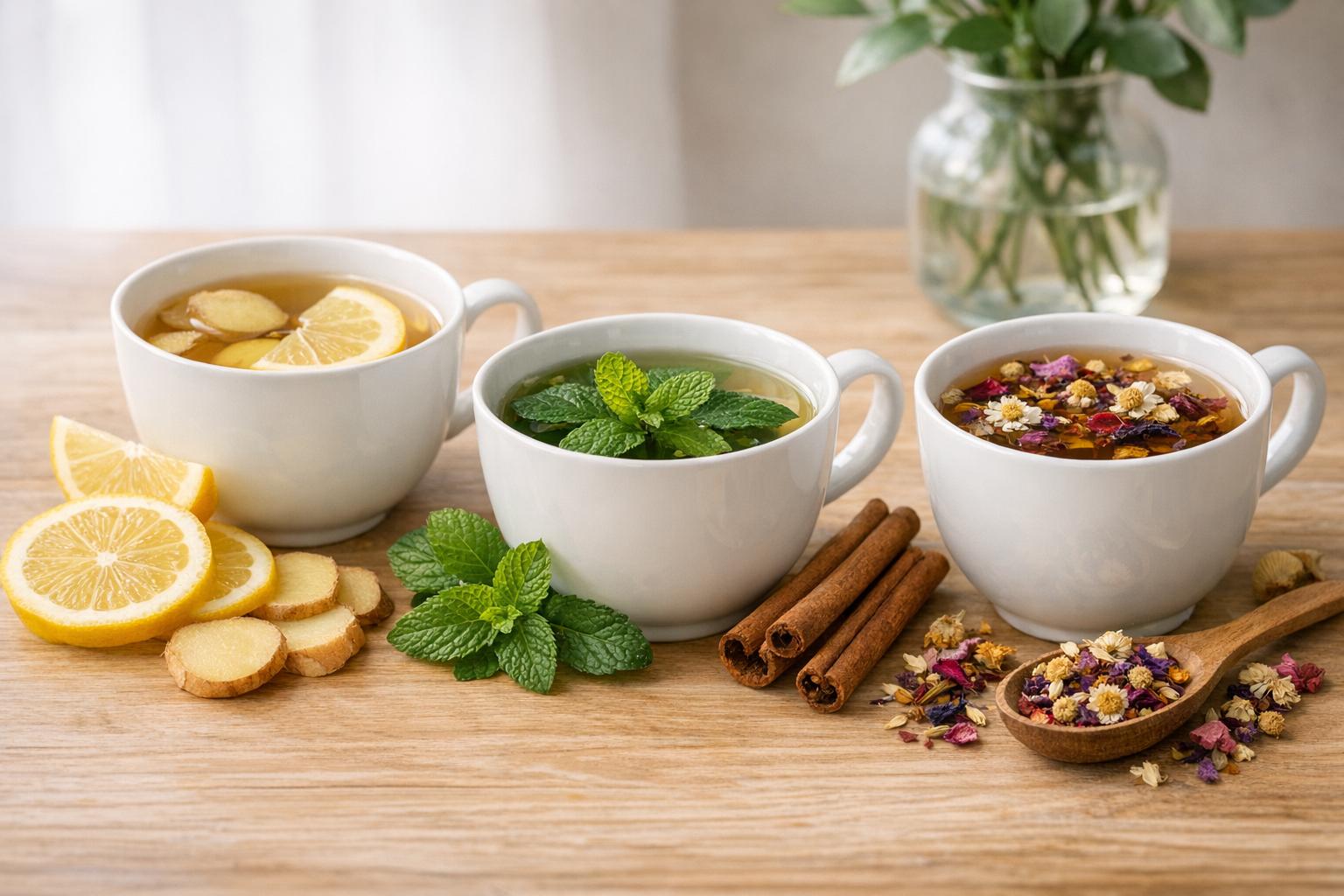 Recettes de Tisanes Minceur pour le Matin