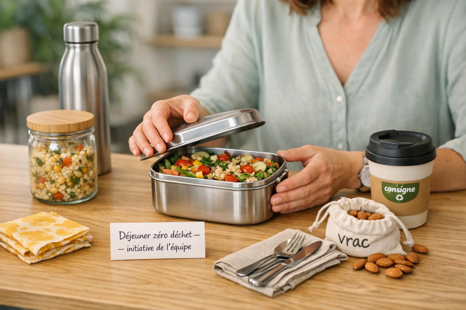 5 Astuces pour des Déjeuners Zéro Déchet au Travail
