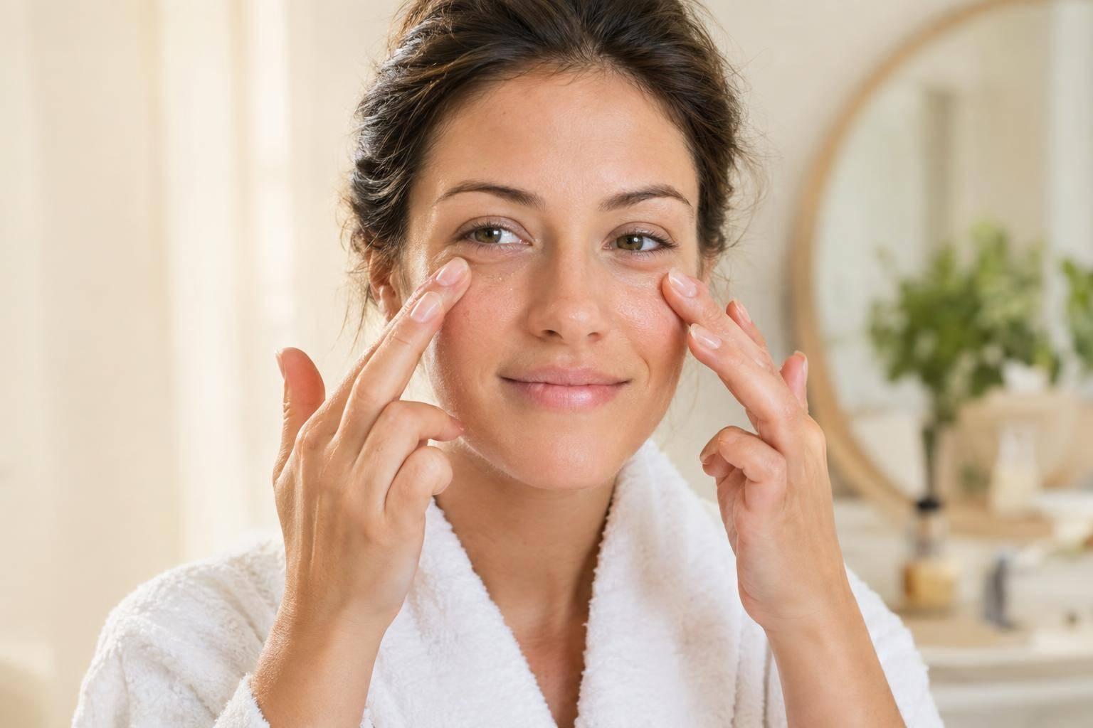 Massage anti-poches : 7 gestes du matin